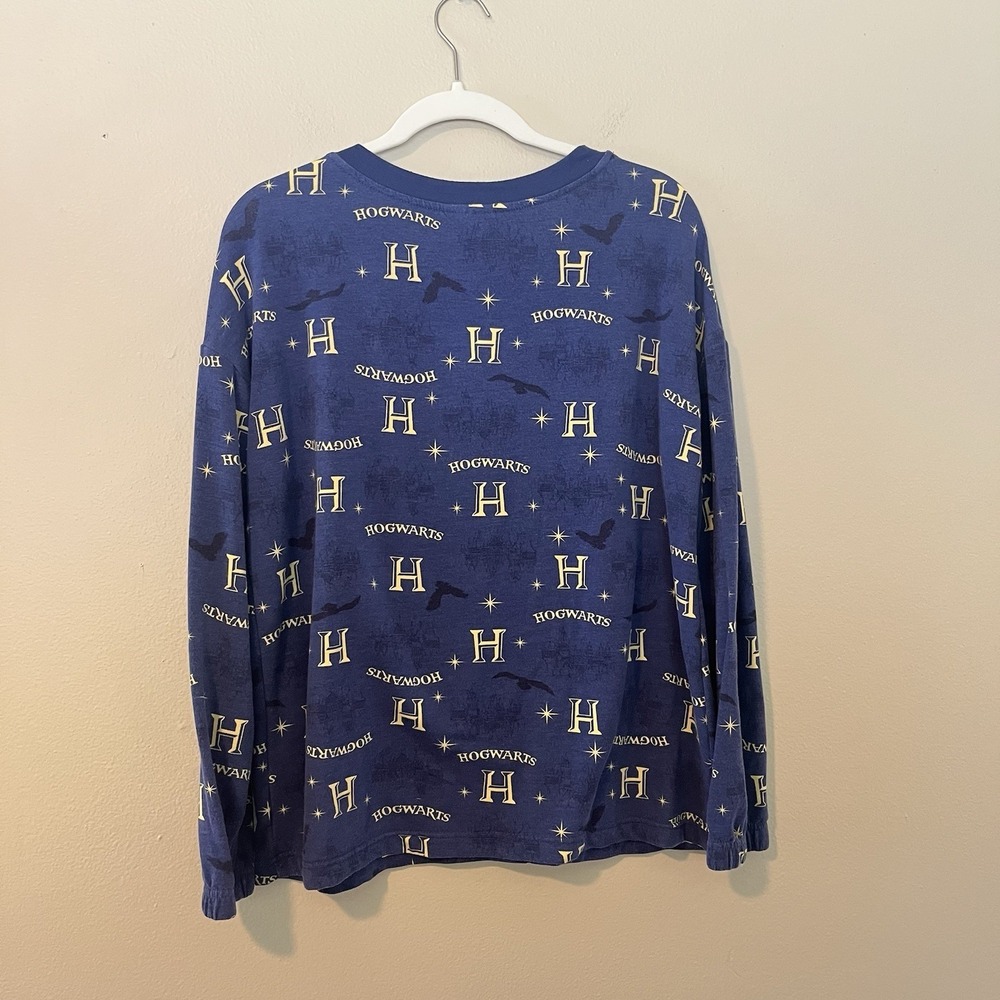 womens pajamas set Harry Potter S Wizard World Magic Long Sleeve Pants 2 Piece - Picture 5 of 10